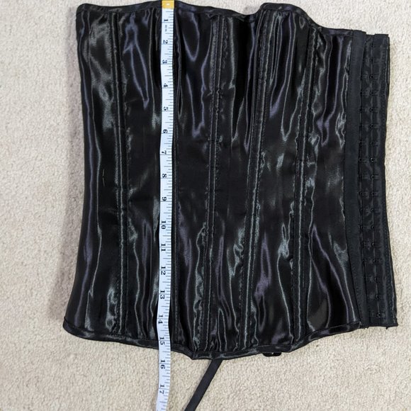 (Bundle 2 for $10) EUC Black Costume Corset - Picture 9 of 11